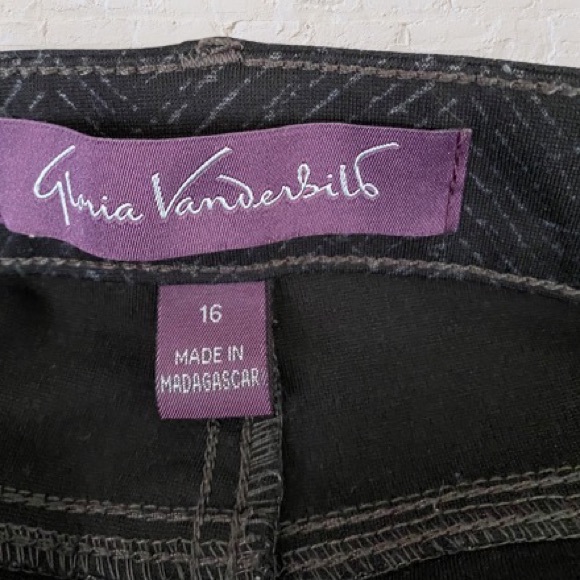 Gloria Vanderbilt Women Pants/Trousers Missy Senora Courant - Picture 3 of 13